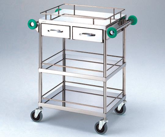 Very quiet medical cart (with drawer, antibacterial handle) 600(790)×450×900mm TSC-600K 1 unit