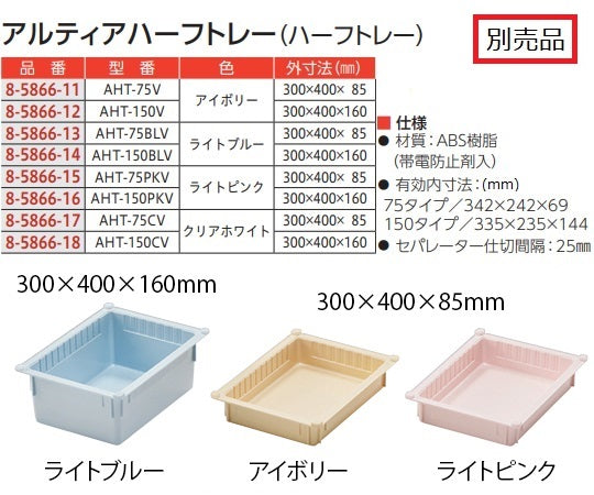 アルティア中段 トレーユニット 900×475×795　NM-900HT 1個