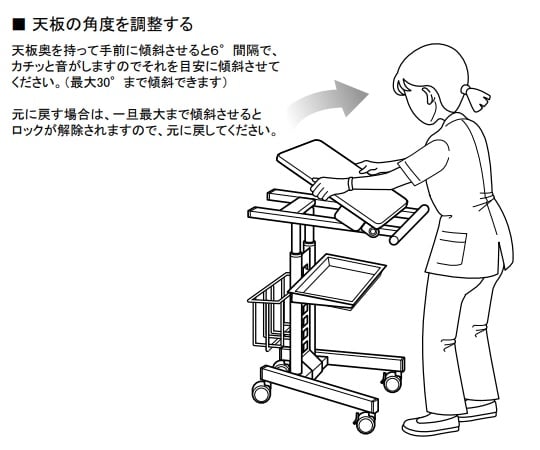 PC Cart 450×586×850～1050mm TNC 1 unit