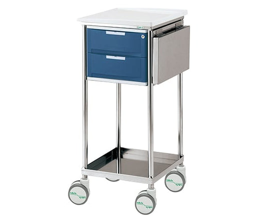 네비스메이트 트레이 왜건 보조 천판 첨부 2단 BOX 블루 1개