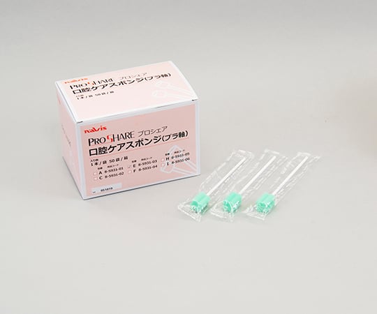 프로쉐어 구강 케어 스폰지(플라 축) 50개 E 1상자(1개×50봉투입)