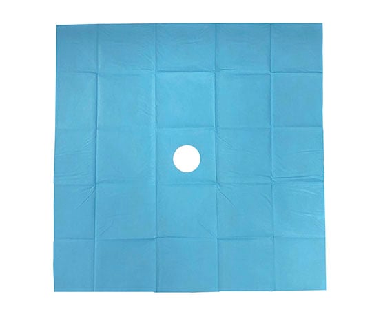 プロシェア滅菌ドレープ 600×600mm 1袋（10包入）　6060(穴有り)Q/B 1袋(10包入)
