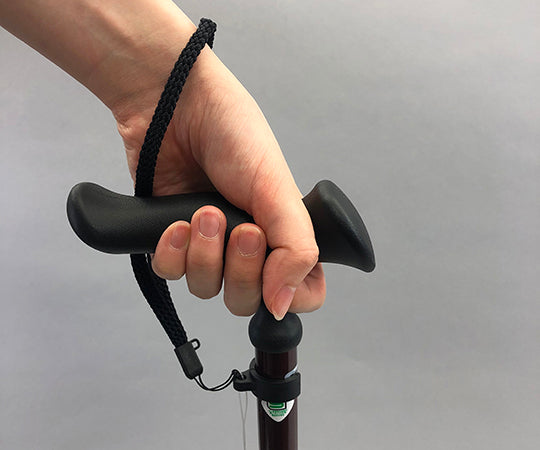 Extendable 4-point walking stick (Karugamo E4-point DX) Red WB3776 1 piece