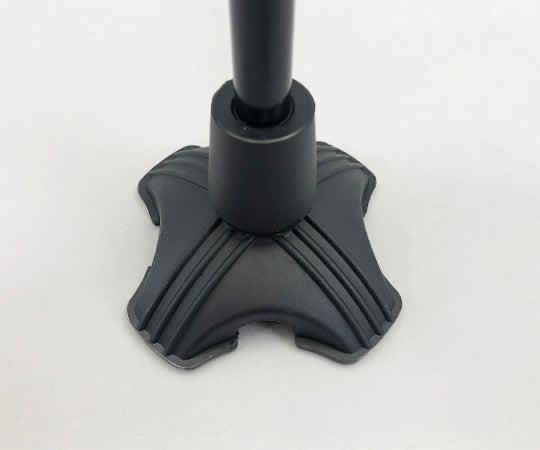 Extendable 4-point walking stick (Karugamo E4-point DX) Black WB3778 1 piece