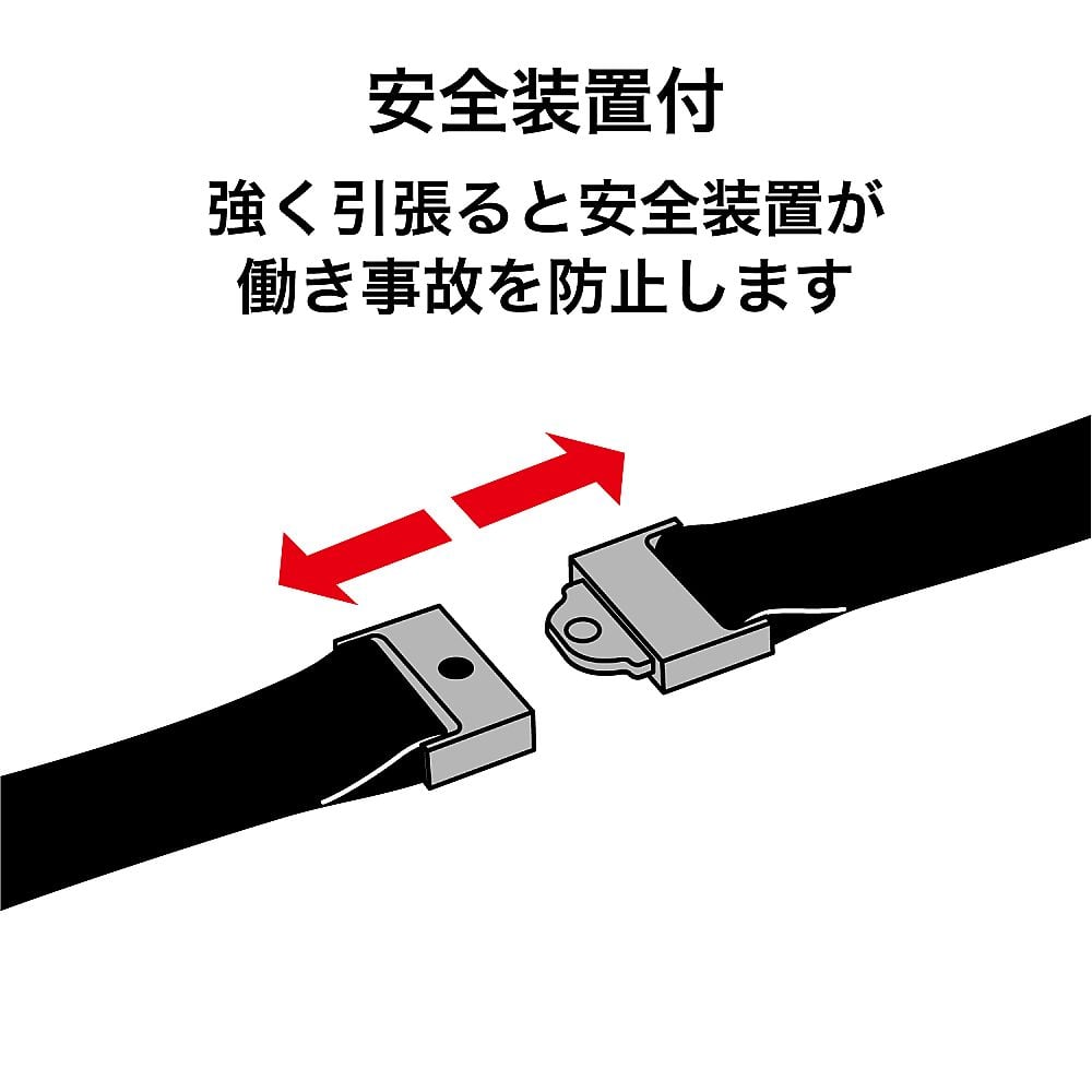 医療用ストラップ 15×900 赤　NX-200P-RD 1本