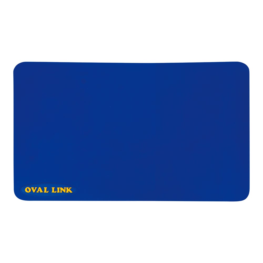 Oval Link (Bathroom Mat) Blue Mat Type M 1 Piece