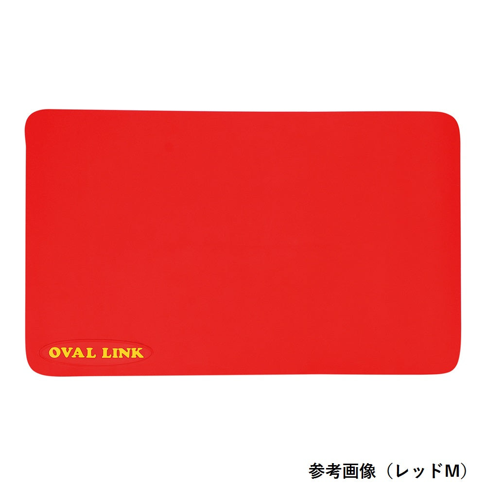 Oval Link (Bathroom Mat) Red Mat Type L 1 Piece