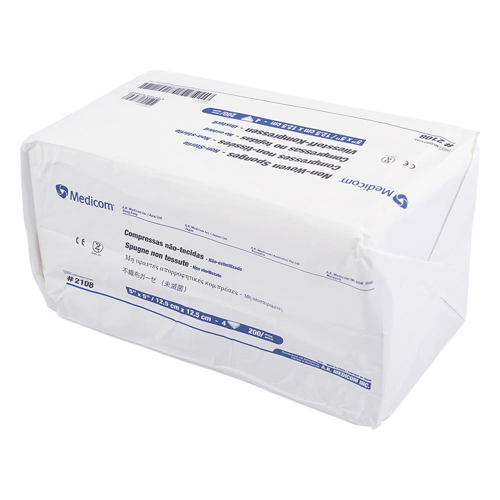 Medicom Non-woven Gauze 250 x 250 mm 1 pack (200 sheets) 2108 1 pack (200 sheets)