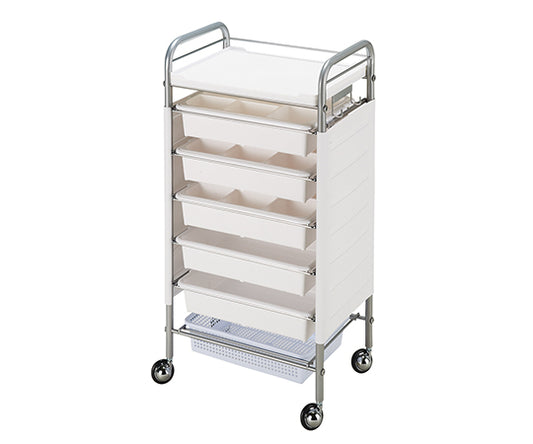 칸막이 첨부 수납 왜건(C265) 화이트 1개