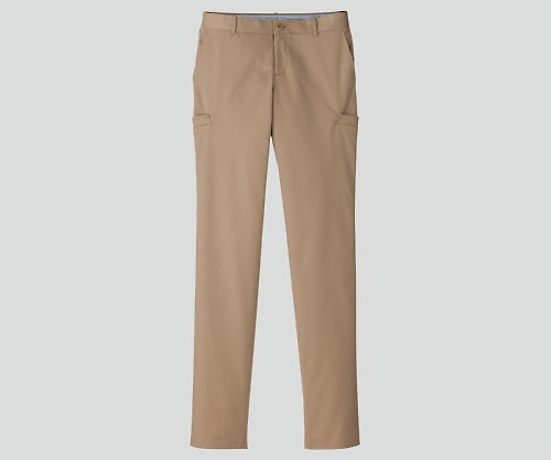 メンズストレッチウエストリブパンツ ベージュ L 1枚