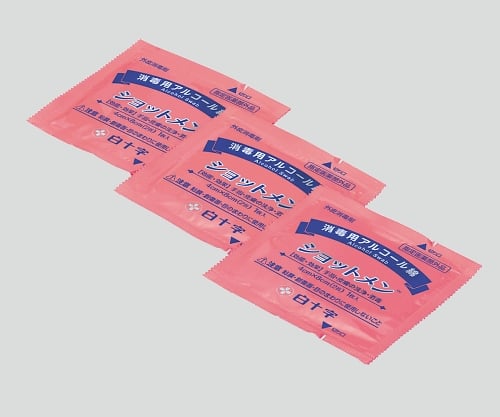 샷멘(소독용 알코올면) 40×80(2절) 1상자(1장×100포입) 11509 1상자(1장×100포입)