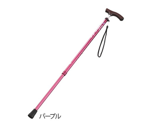 伸縮杖（スリムネックタイプ）　パープル（女性用）　B059-608SD-D004-3 1本