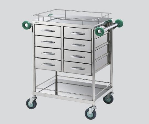 とっても静かな繃帯交換車(KENIFINE(TM)抗菌･抗ウィルスハンドル) 750(940)×450×902　TSF-750 1個