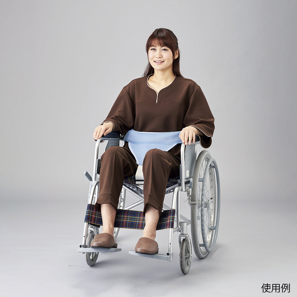 すっきりさわやか車いすベルト ブルー　IKD-S 1個