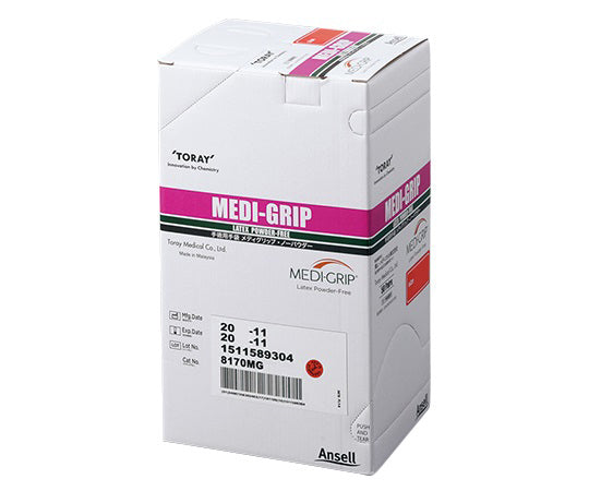 수술용 장갑 메디 그립 파우더 프리 50쌍 8175MG 1상자(1쌍×50팩입)