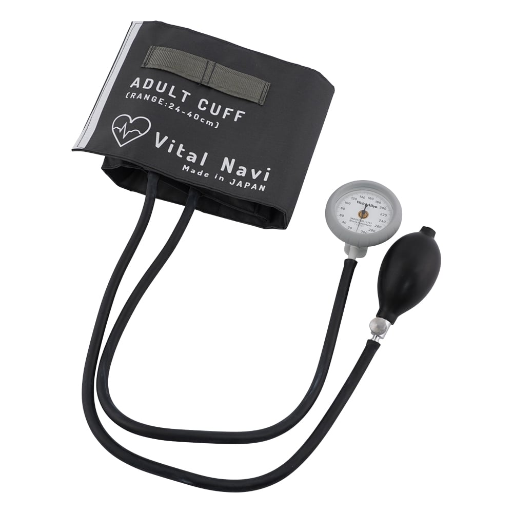 バイタルナビ血圧計　グレー　LB成人用 1個