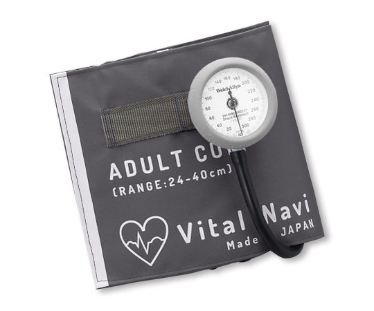 バイタルナビ血圧計（ラテックスフリー）　グレー　LF成人用 1個