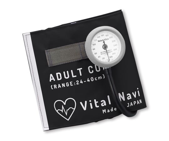 バイタルナビ血圧計（ラテックスフリー）　ブラック　LF成人用 1個