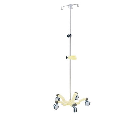 Low center of gravity irrigator stand (wide 5 legs) 2-stand U-shaped NT662G-5A 1 unit