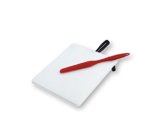 樹脂製軟膏板（まぜるん台　白　中）　HN-250W 1枚