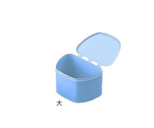 Denture case (denture box) Blue Large 10 pieces 1 box (10 pieces)