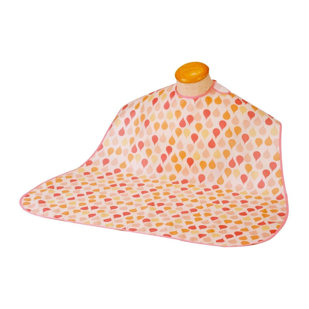 食事用エプロン ソフラピレンエプロンしずく　オレンジ　102241 1枚