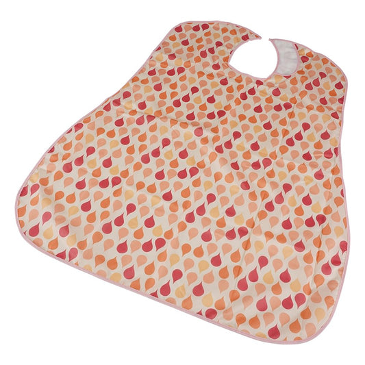 食事用エプロン ソフラピレンエプロンしずく　オレンジ　102241 1枚