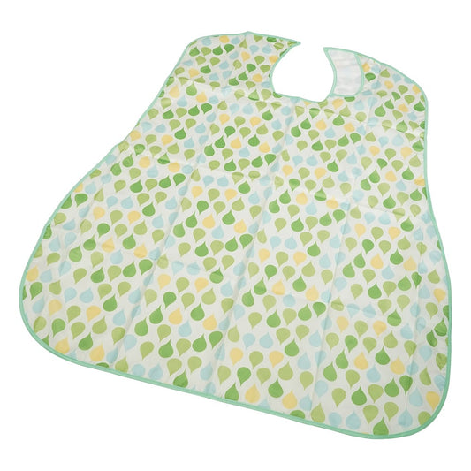 食事用エプロン ソフラピレンエプロンしずく　グリーン　102242 1枚