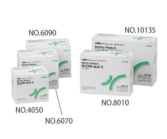 サンフティパッドS 100×135mm 1箱(30枚入)　NO.10135 1箱(30枚入)