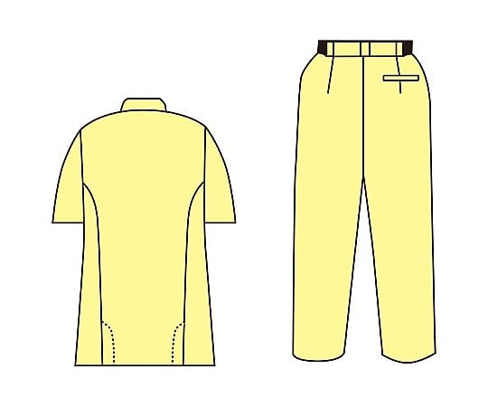 진찰의(남성용/반소매 상의) L 72-952 1장