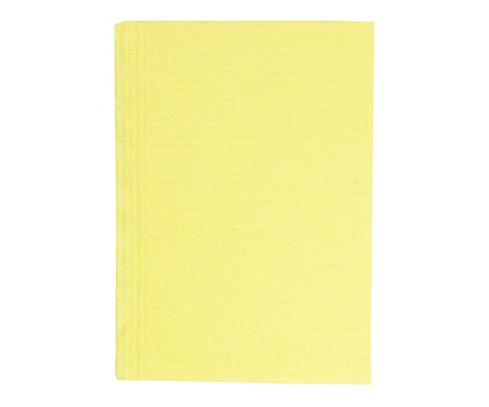 紙エプロン（3層片面防水・エンボス加工タイプ）　500枚入　イエロー　66263 1箱(500枚入)