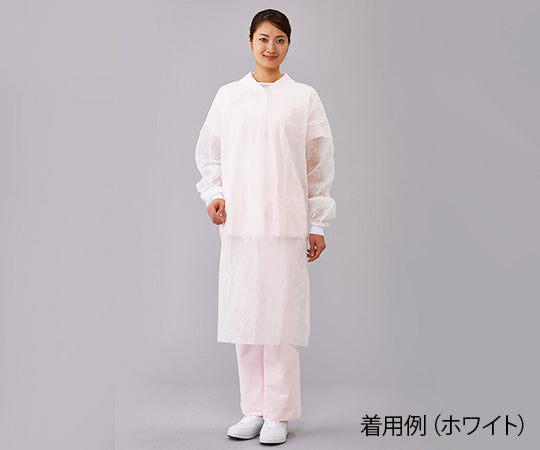 프로 쉐어 아이솔레이션 가운(면 패스너) 화이트 1장/봉투×50봉투입 1상자(50장입)