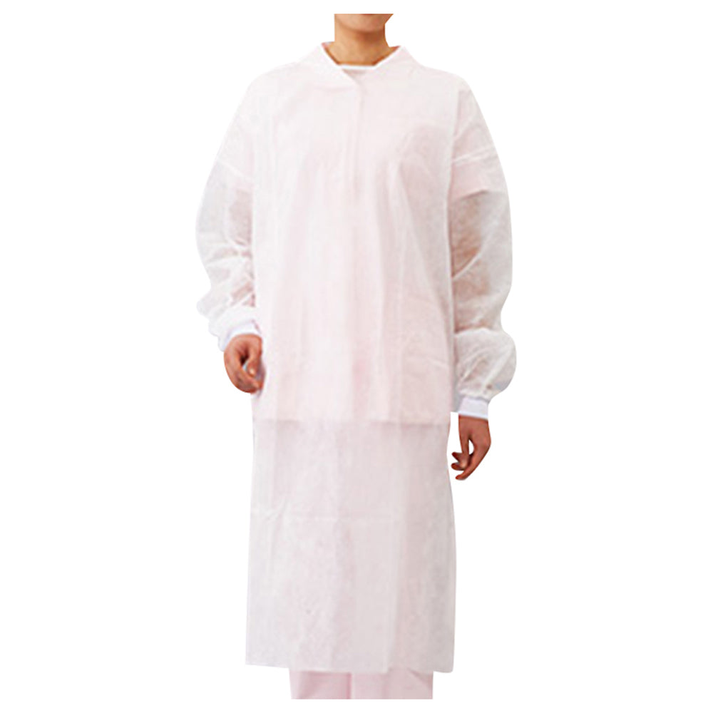 프로 쉐어 아이솔레이션 가운(면 패스너) 화이트 1장/봉투×50봉투입 1상자(50장입)