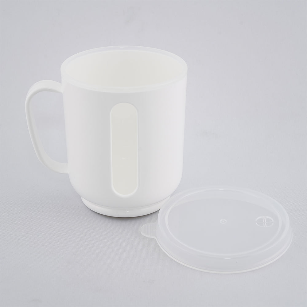 Windowed memory cup, white, 1 piece