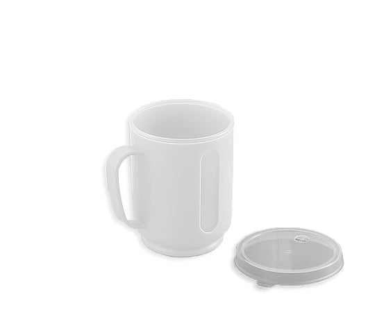 Windowed memory cup, white, 1 piece