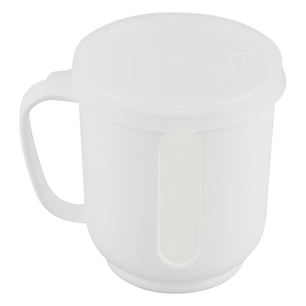 Windowed memory cup, white, 1 piece