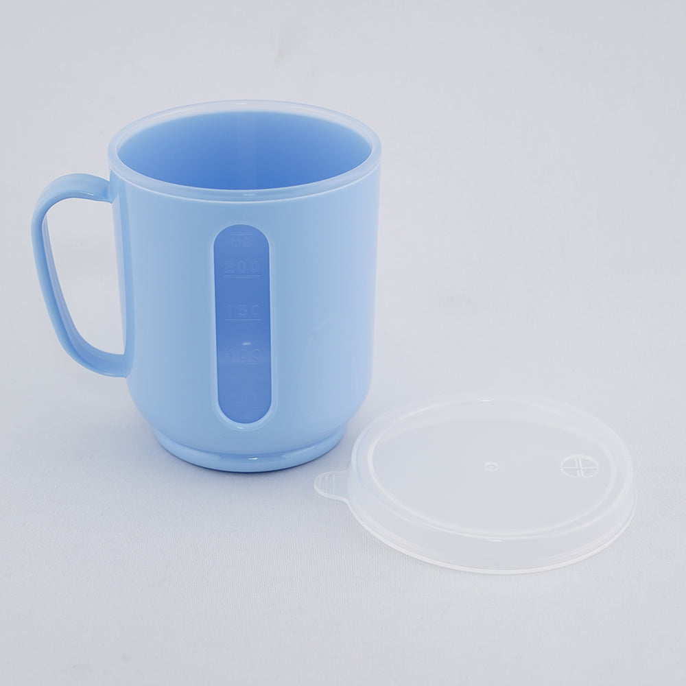 Memory cup with window, blue, 1 piece