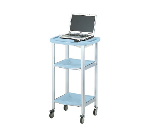 Computer treatment cart, fixed type, blue, AO-KT-B, 1 unit