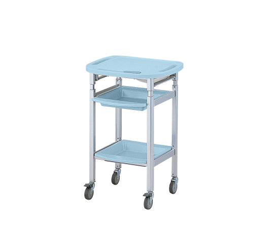 Computer treatment cart, height adjustable, blue, AO-ST-B, 1 unit