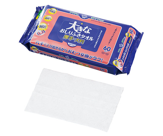 アクティ 大きなおしりふき （200×250mm） 1袋（60枚入）　80615 1袋(60枚入)