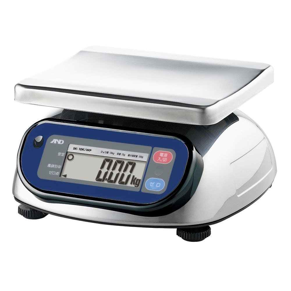 Certified scale Dustproof and waterproof scale SK-iWP series Capacity: 10kg Minimum display: 0.01kg SK-10KiWP 1 unit