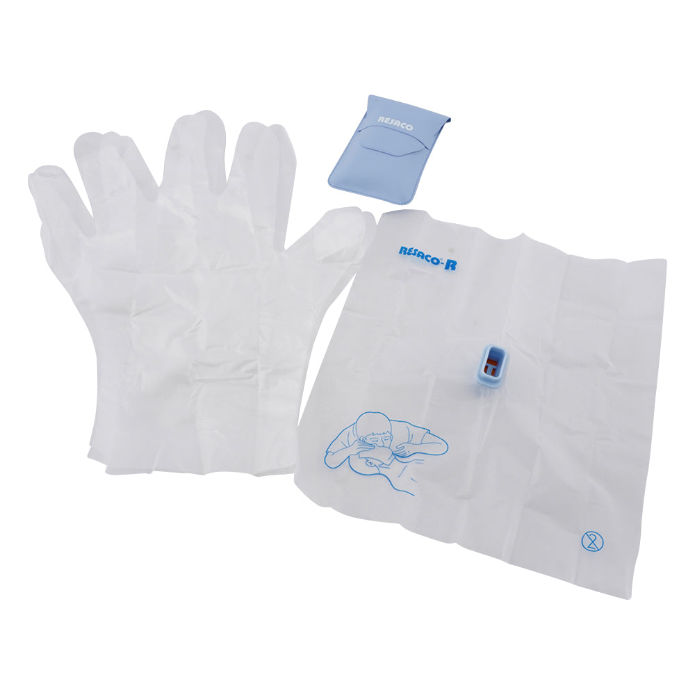 Resako RG artificial respiration mouth sheet (with poly gloves) 1 sheet