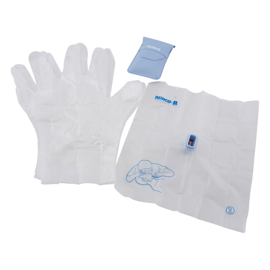 Resako RG artificial respiration mouth sheet (with poly gloves) 1 sheet