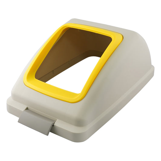 分別ゴミ箱（リサイクルトラッシュ） ECO-50用フタ 黄　YW-133L-OP1 1個