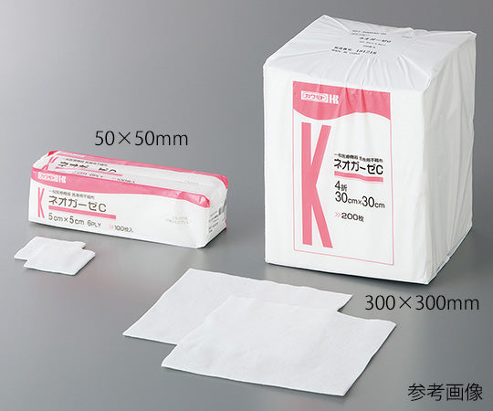 Neogauze C 75×75mm 6ply 100 sheets 021-800070-00 1 bag (100 sheets)