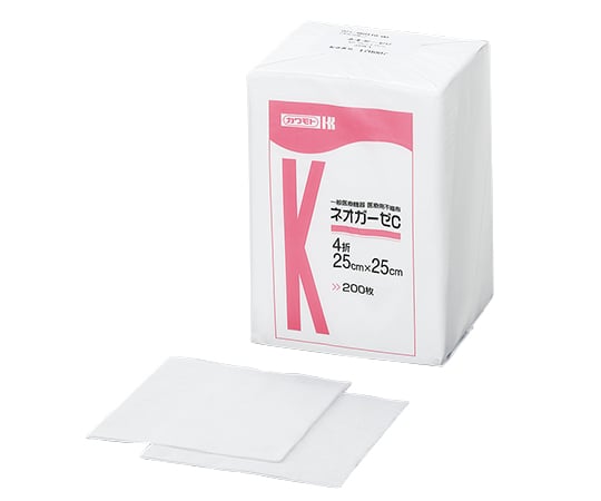 Neogauze C 250 x 250 mm 4 folds 200 sheets 021-460110-00 1 bag (200 sheets)