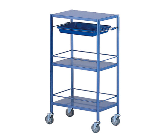 화려한 회진차(미니) 3단 블루 470×320×915mm NCCM-3HBL 1대