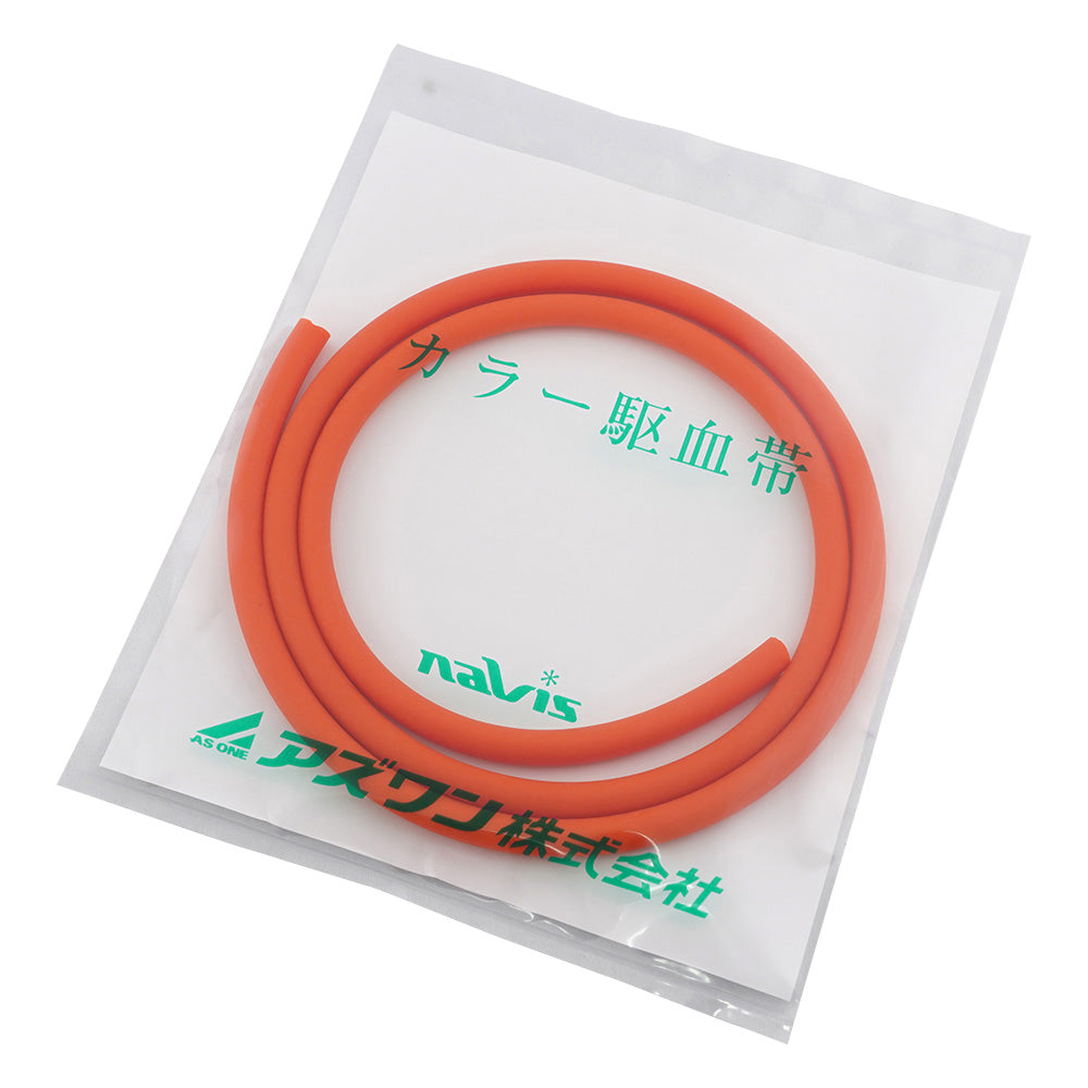 Colored tourniquet (replacement part) Replacement rubber (orange) 1m 1 piece