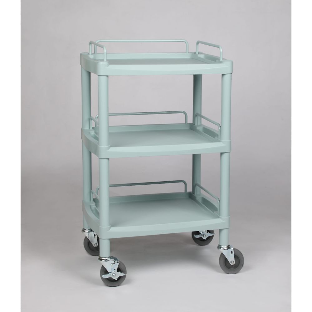 플라스틱 왜건 3단 가드 레일 부착 560×385×825mm Y101F 1대