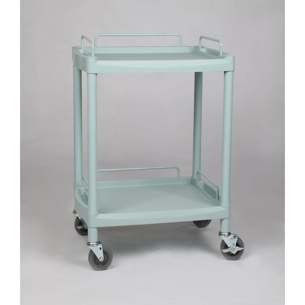 プラスチックワゴン2段　引出し無し　655×455×825mm　Y201E 1台